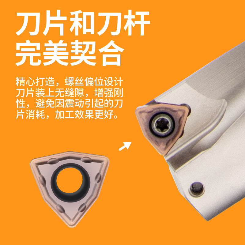 U钻刀片WC/SP型暴力U钻刀杆铣刀片刀粒 钢件/不锈钢/铝件钻孔刀片,淘宝优惠券,粉丝福利购,淘宝优惠卷