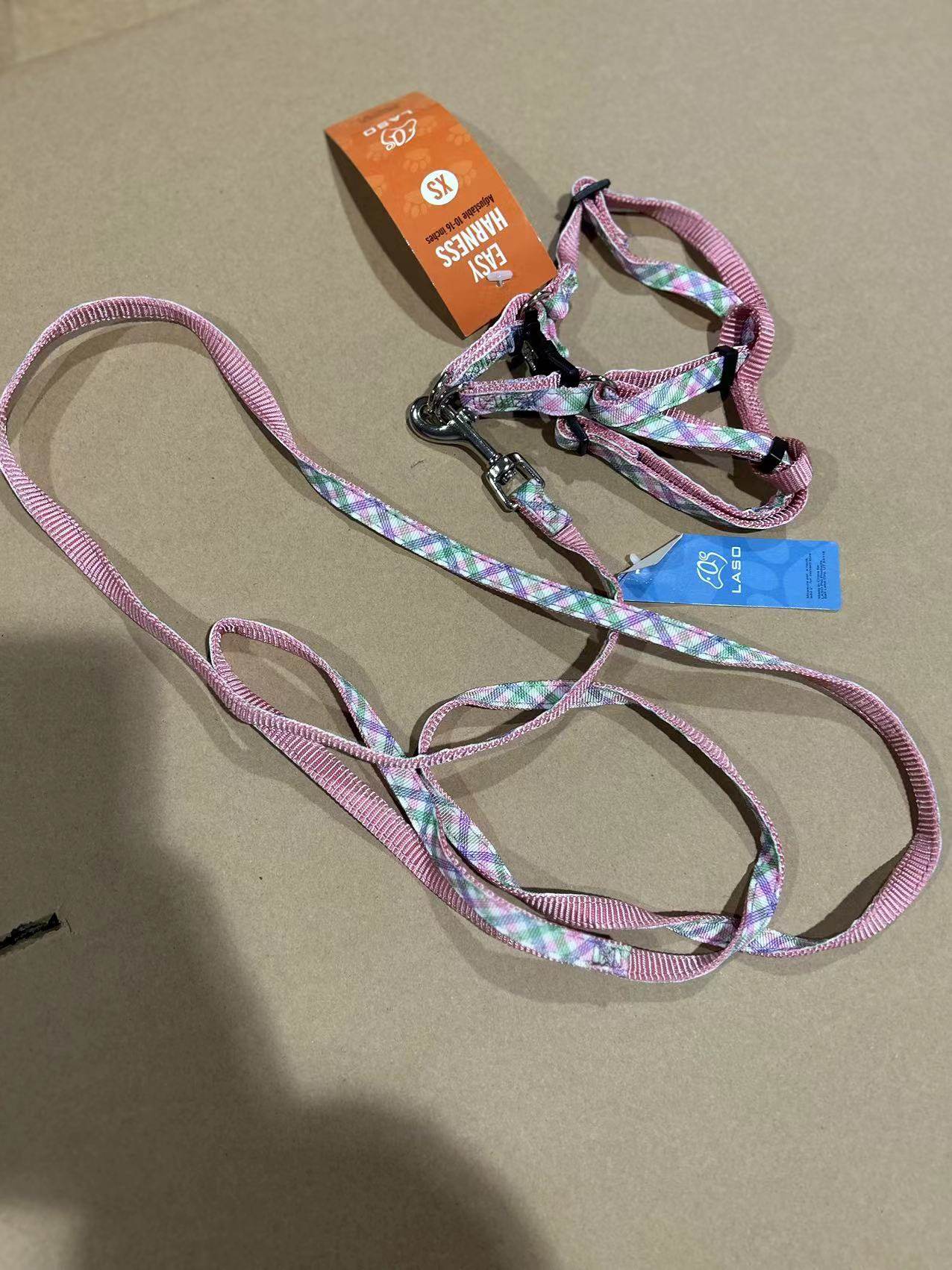 宠物狗狗牵引绳中小型幼犬泰迪狗绳狗链子可调节背心式胸背带遛狗,淘宝优惠券,粉丝福利购,淘宝优惠卷