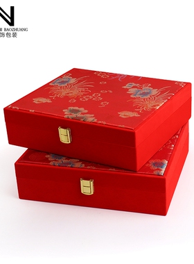 三金盒嫁妆五金婚嫁结婚饰品戒指