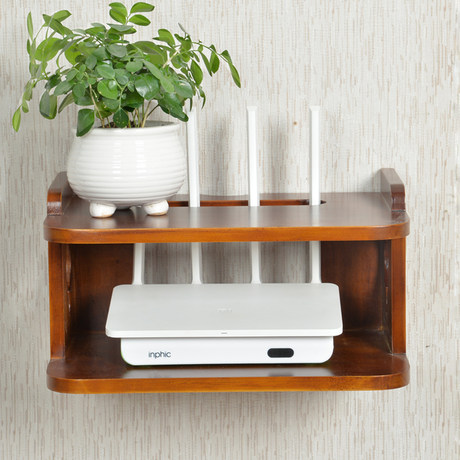 Color : Black WMMING Router Storage Box Set top Box Storage Shelf Wall Mount TV Wall Cabinet Living Room Wall Shelf Solid and Practical Color : Black WMMING Router Storage Box Set top Box Storage Shelf Wall Mount TV Wall Cabinet Living Room Wall Shelf Solid and Practical
