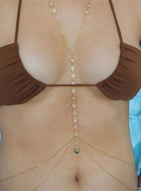 纯欲风天花板胸链，绝美