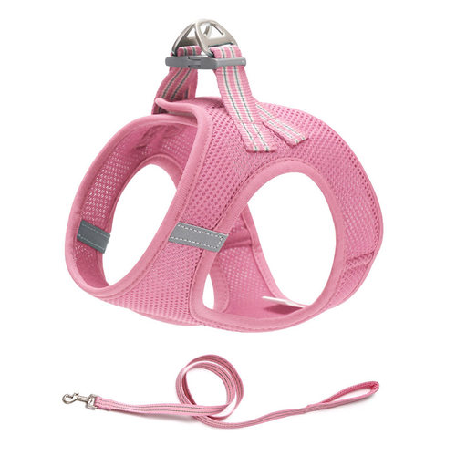 狗狗牵引绳小泰迪狗脖套小型犬胸背带背心式猫咪专用外出宠物狗绳 - 图3