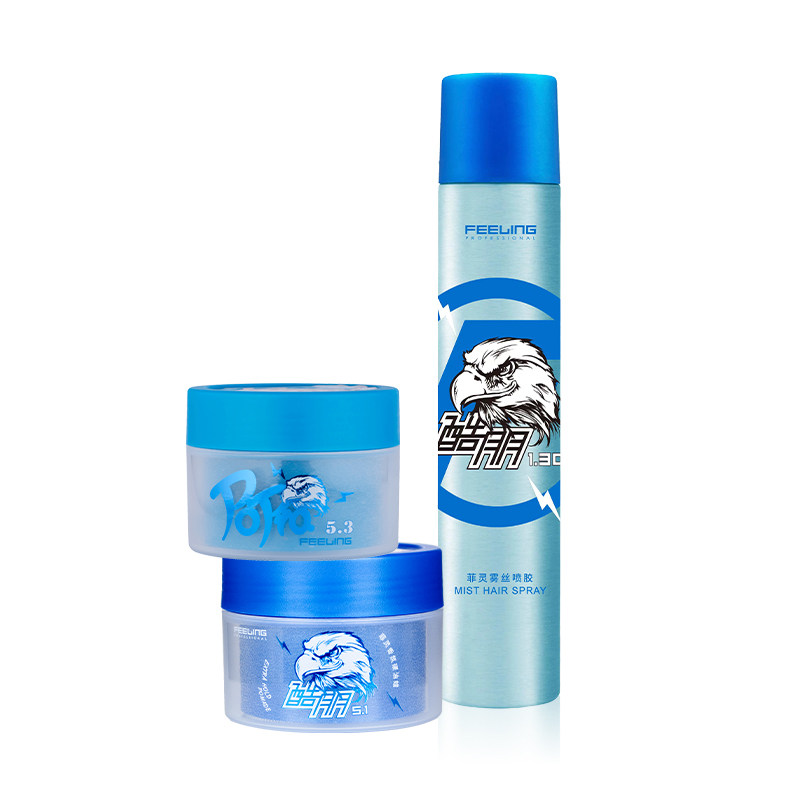 菲灵雾丝喷胶男士保湿强力定型发胶 菲灵头发造型