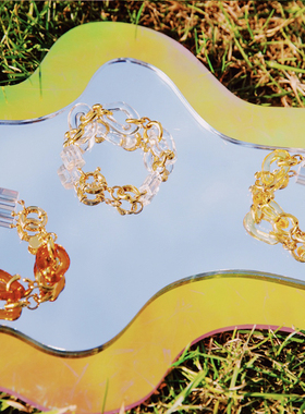 摩登博物馆手链轻奢设计感琉璃