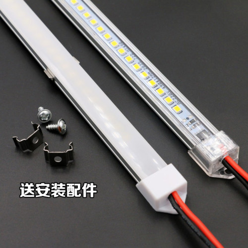 led硬灯条220V超薄超亮长条灯橱柜酒柜展示柜灯箱货架免驱动灯管 - 图2