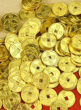 合金迷你小金条仿真道具小金块元宝店铺摆件装饰金砖聚宝盆填充物