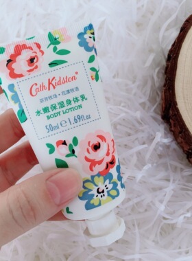 懂得来~CathKidston芬芳牧场花漾牧语水嫩保湿身体乳50ML护手霜