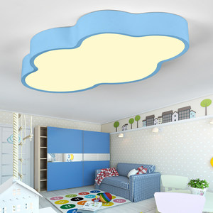 锦丽卧室led吸顶灯现代简约家用客厅灯个性创意云朵儿童房灯具