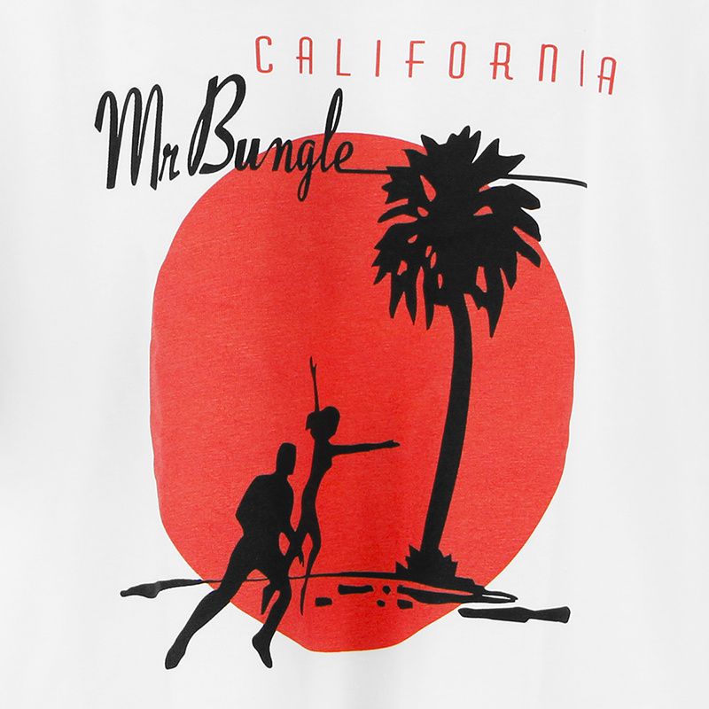 Mr Bungle California Mike Patton 纯棉短袖夏日沙滩印花宽松T恤 - 图2