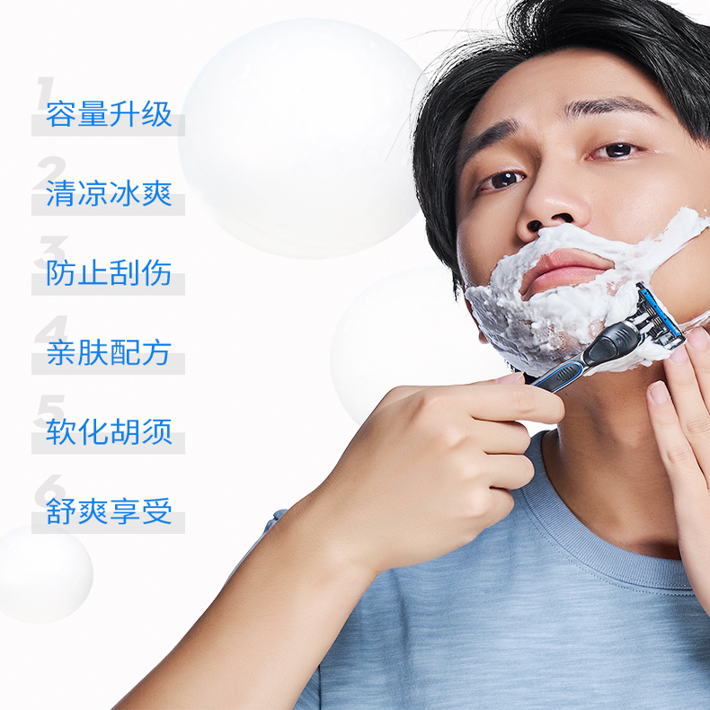 Shaver english manual shaving foam