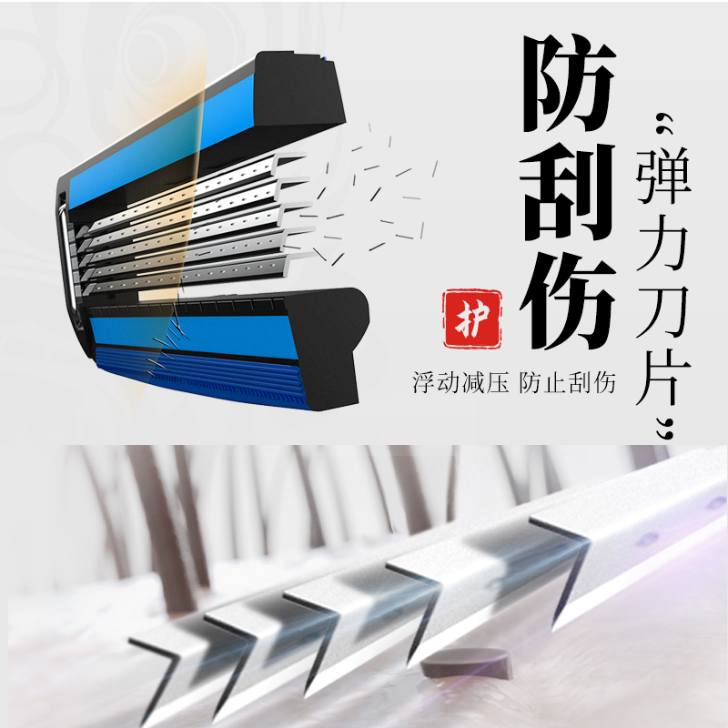 英吉利醒狮剃须刀手动刮胡刀简约装送男友送爸爸实用生日国潮礼物