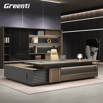 Gtai Boss Table Desk Brief Modern Office New Chinese Furniture Big Bandae Desk Chair Combination