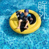 Чистая красная вода плавающая кровать надувная подушка бекона плавучий пляжный пляжный пляж может сложить современную минималистскую подушку для водной камеры.