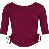 Черная классическая танцующая спортивная одежда для йоги, короткий рукав