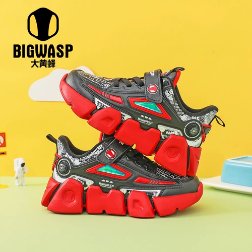 Утепленный Бамблби, удерживающая тепло спортивная обувь, водонепроницаемая повседневная обувь для мальчиков, туфли