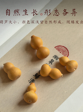 天然小葫芦手机链挂件短款防丢U盘挂饰男女创意礼物手机挂件吊坠