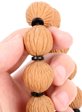 文玩核桃手串老树金丝猴红皮