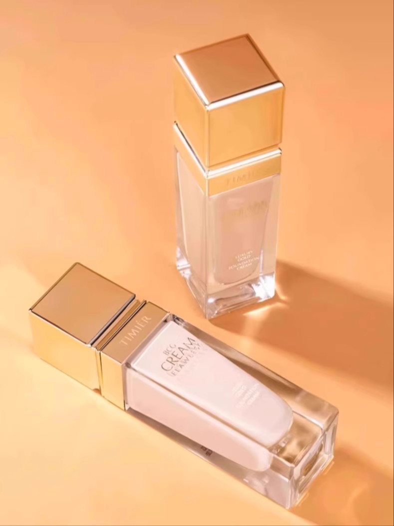 婷美鎏金无瑕bb粉底液霜遮瑕持妆混油干皮官方旗舰店正品不易脱妆 - 图3