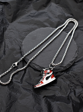 欧美嘻哈项链篮球鞋男女街舞蹦迪