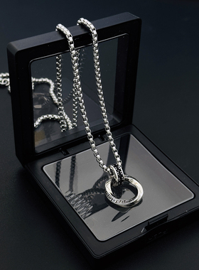 莫比乌斯环项链男女生复古高级感