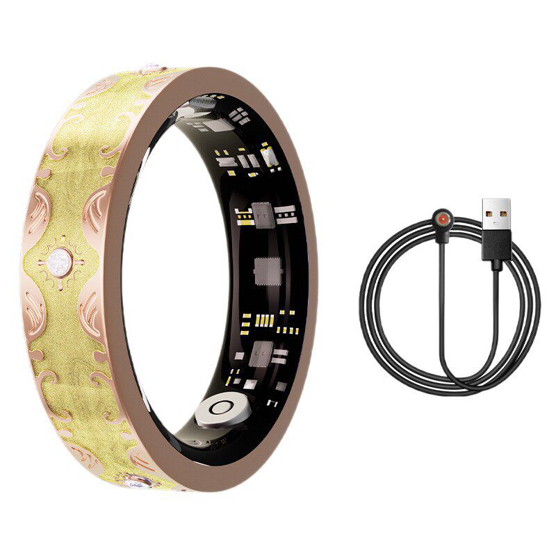 Cross-border V10 narrow smart ring heart rate blood oxygen sleep health monitoring sports step counting waterproof multi-functional smart ring