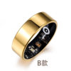 Smart ring vacuum plating new cross-border smart wearable waterproof health ring short video of brushing in the air