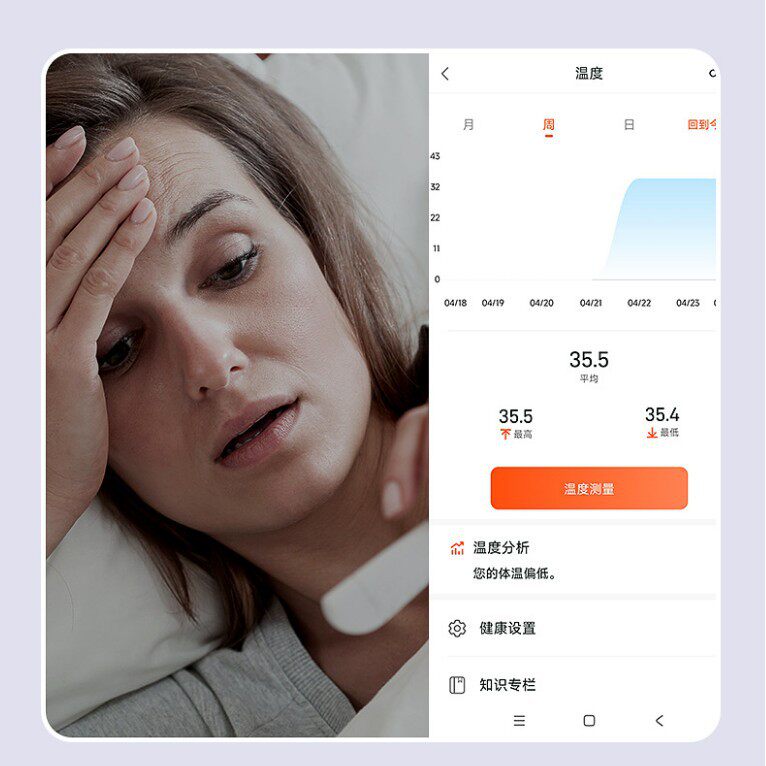 New ECG body temperature smart ring monitoring heart rate, blood oxygen, healthy sleep, remote care SmartRing