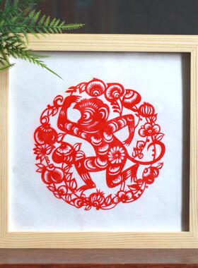 2025非遗文化蛇年生肖蛇年吉祥物画框相框摆件家居装饰品创意礼品