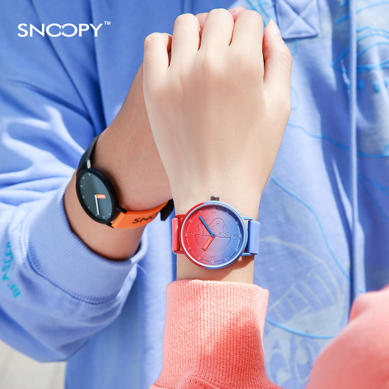 史努比2023春夏新款小众运动石英表 snoopy手表国产腕表