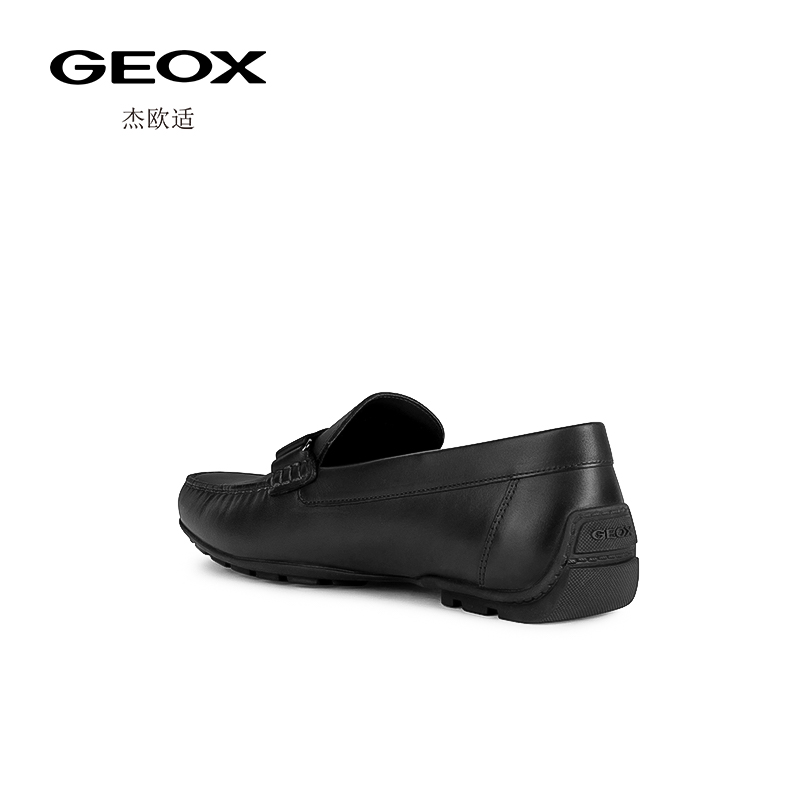 GEOX杰欧适男鞋款日常休闲潮流舒适商务通勤套脚乐福鞋男U354YA - 图1