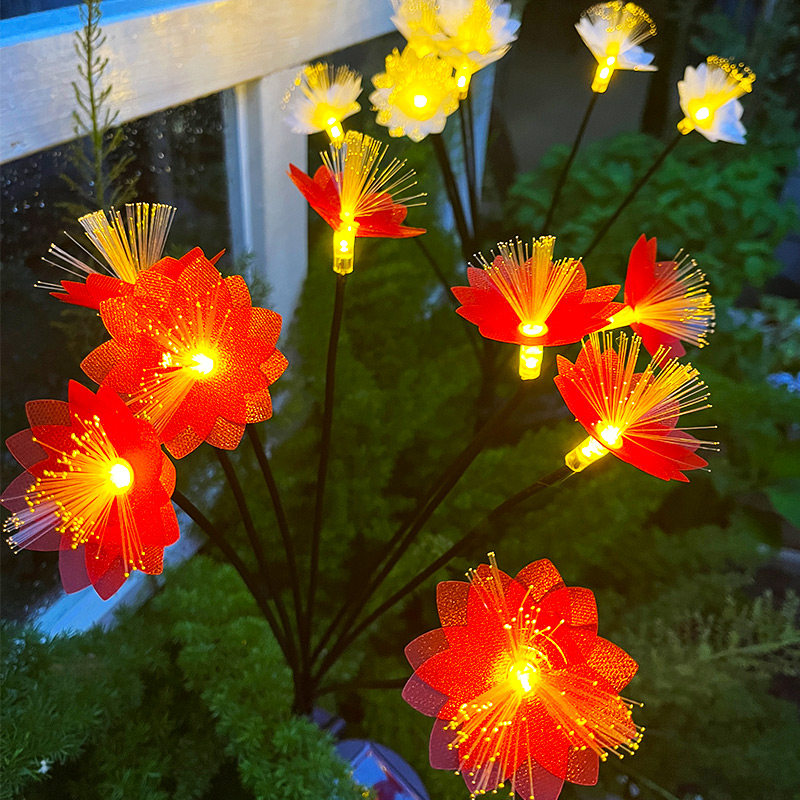 太阳能草坪灯户外庭院布置景观灯别墅花园装饰桃花家用防水地插灯,淘宝优惠券,粉丝福利购,淘宝优惠卷