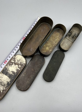 民国中古诊所铜制消毒盒老物件古董古玩收藏品加热盒子摆件拍摄