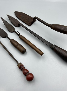 真品包浆民国时期熨斗老物件古董古玩收藏品旗袍边角领子熨斗工具