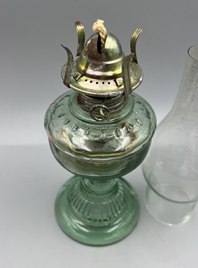 真货七八十年代老物件西洋古董古玩收藏老式老玻璃煤油灯具工具