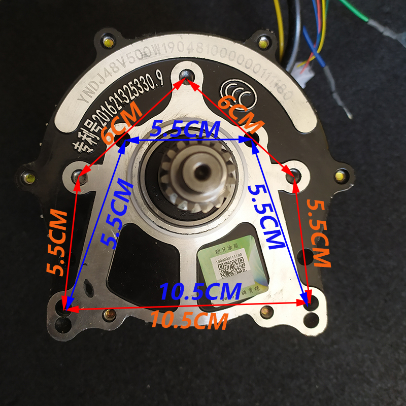 48V 60V通用电动三轮车500W650W800W 1000W 1200W大功率高速电机-图1