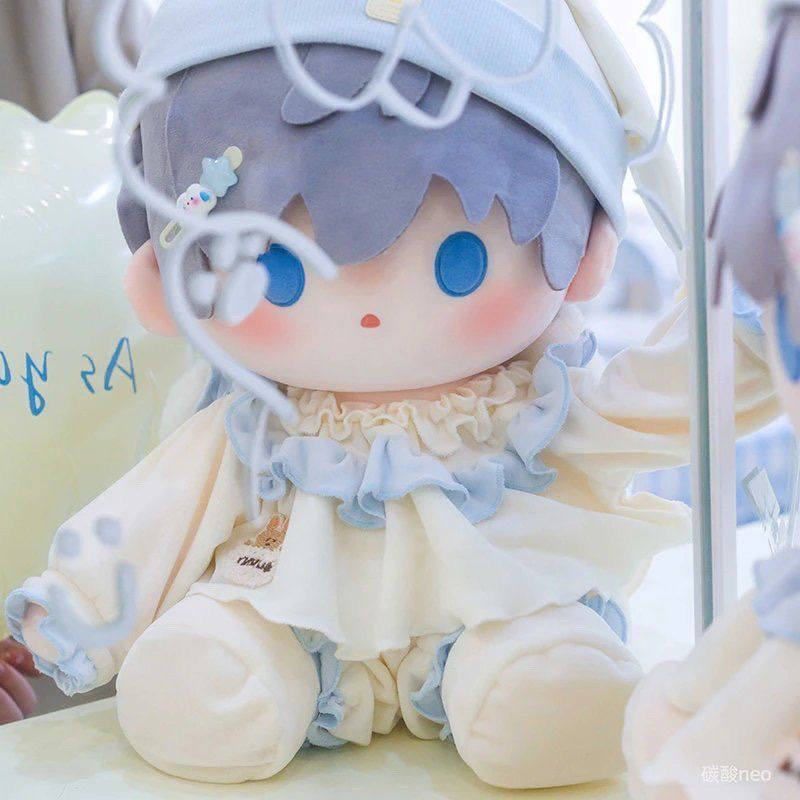 40cm舒蕾娃衣毛绒棉花娃娃睡衣坐姿一番无属性公仔玩偶替换服春秋 - 图2