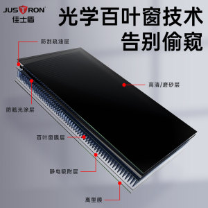 佳士盾电脑防窥膜片适用于苹果Macbook笔记本Pro15.4屏幕Air13.6贴膜保护隐私防邻座偷看13.3英寸2021新款16