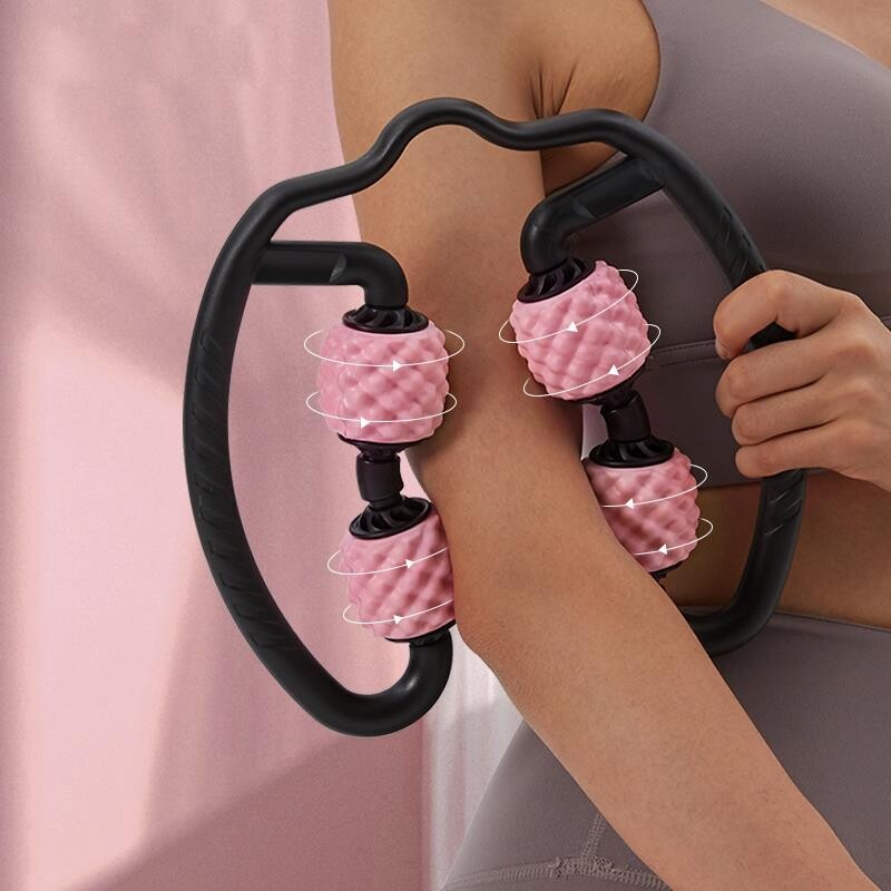 环形瘦腿夹瘦小腿按摩器放松泡沫轴 靓泉瑜伽舒展器/健康架