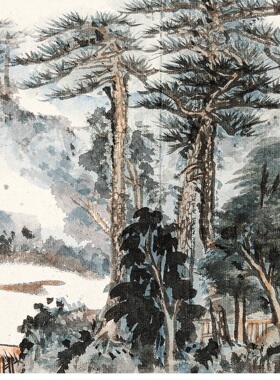 陆俨少名贤诗意山水画12幅