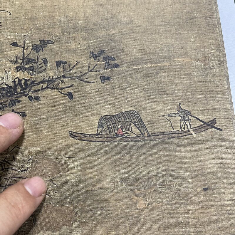 明 蓝瑛 山水画册10开仿古国画小品高清微喷美术纸学习临摹范本