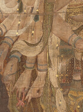 平安时代千手观音像佛画装饰画