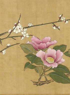 周之冕百花图卷国画花鸟画