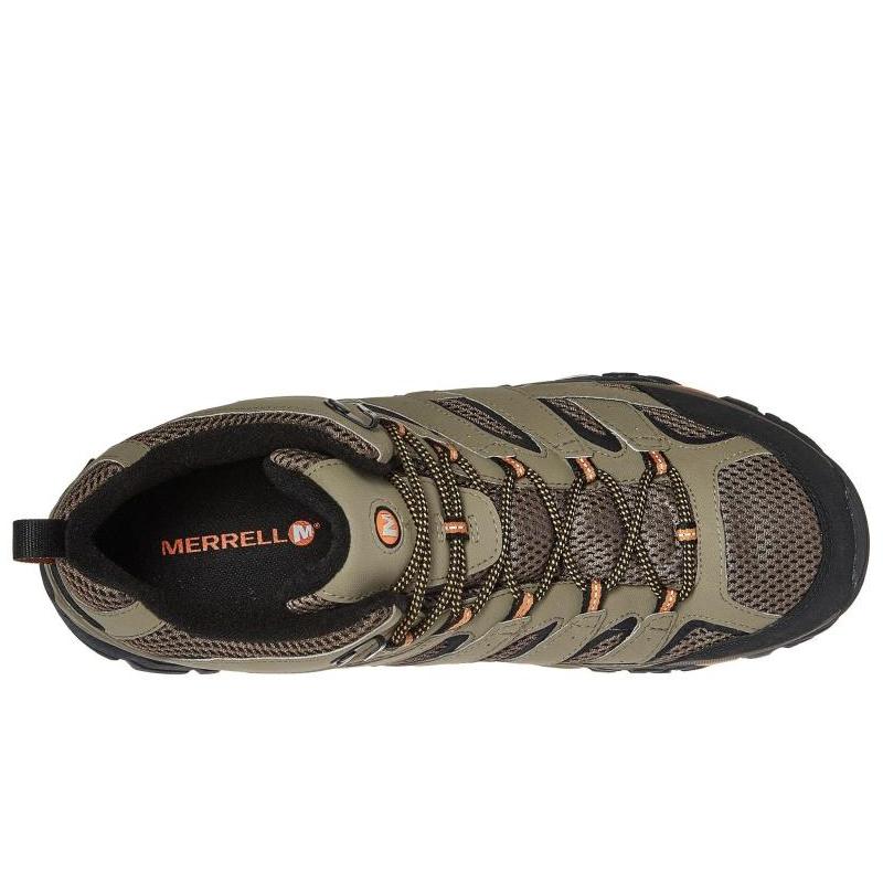 Merrell迈乐男户外登山鞋徒步旅行皮防刮蹭防水中帮正品478Z9240 - 图1