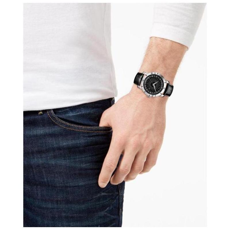 天梭男手表Tissot瑞士机械表皮带不锈钢送礼物腕表T0786411605700