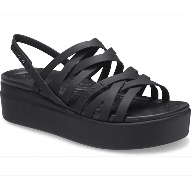 Crocs Women's Cross Strap Wedge Shoes