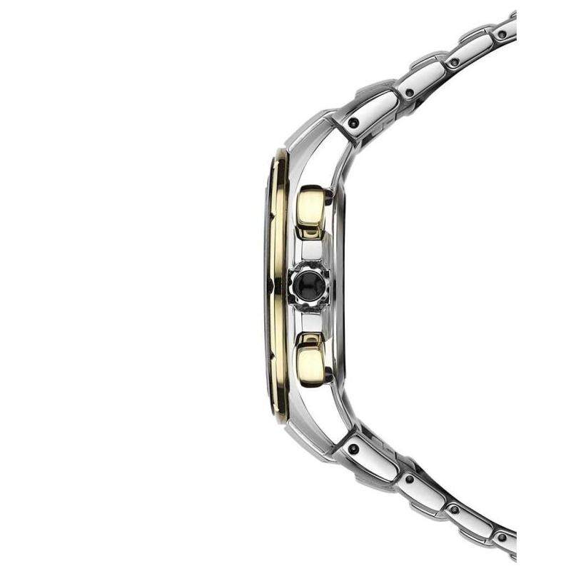 Seiko/精工男手表石英自动机械钢带L太阳能计时双色45mm SSG010