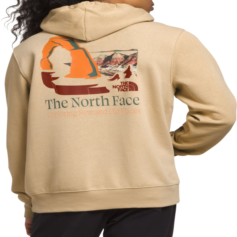 THE NORTH FACE/北面男士Places连帽衫长袖卫衣时尚印花套头衫-图3