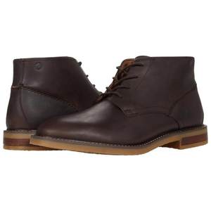 Clarks男靴马丁靴中筒复古风系带软底防滑耐磨休闲正品478Z11240