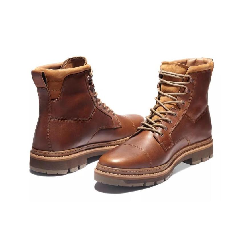 TIMBERLAND添柏岚男靴西部靴短靴商务皮面防水正品JX A2BSG210-图3