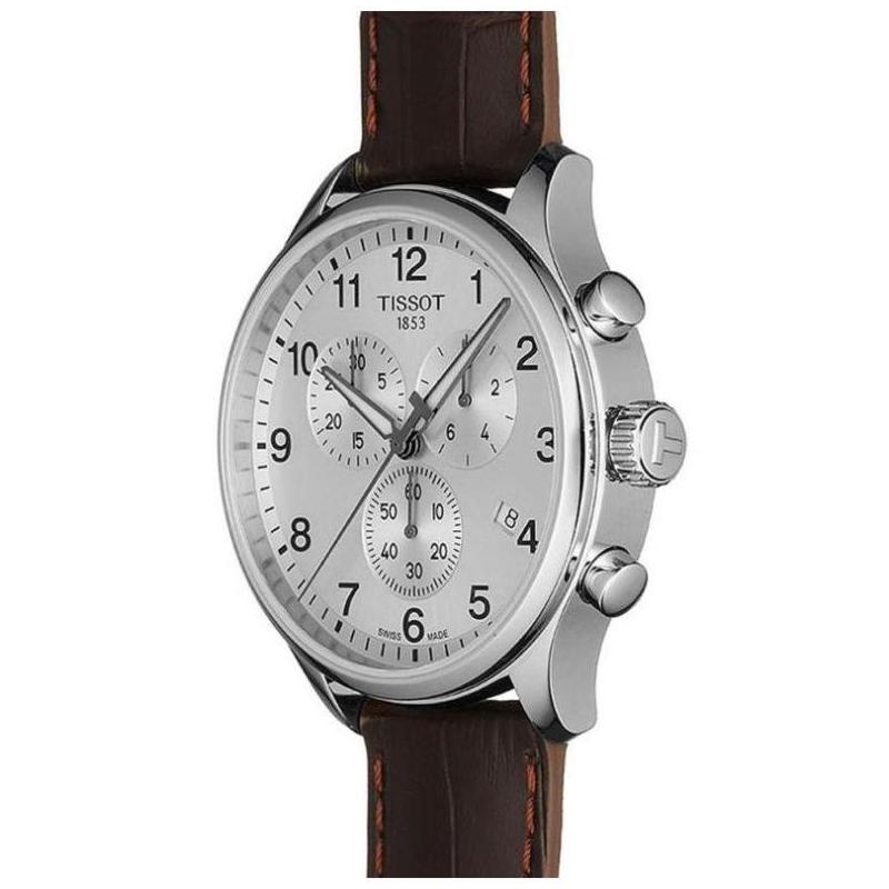 天梭男tissot瑞士皮带不锈钢运动 axonus海外瑞士腕表